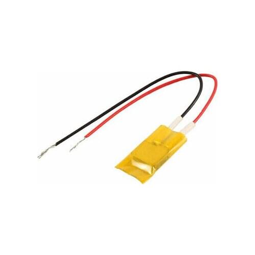 Mini Aluminum PTC Heater Low Power Thermostatic Heat 12 x 8 x 3mm 140 Celsius 24V