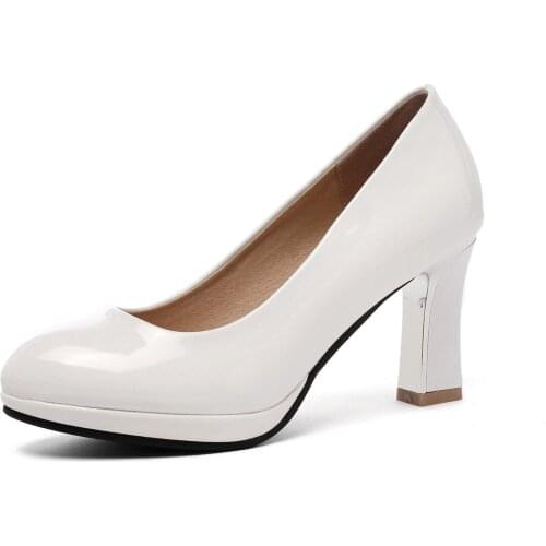 Fashion girl 19 years of age season new thick with high waterproof single shoe 31-43