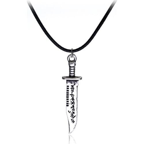 Supernatural Knife Letter Necklace Fashion Knife Weapon Necklace