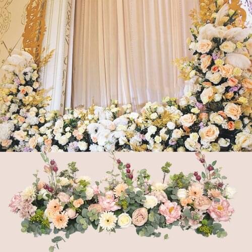 Wedding props simulation flower silk flower stage runway background road flower commercial window display decorative flower arra