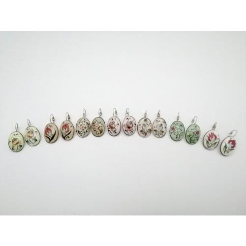 Tile Stone Earrings Handmade Modern Jewelry goth earrings earrings for women jewelery jewelry earring wholesale stud earrings