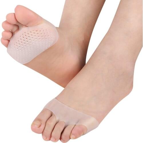 USHINE Silicone Padded Forefoot Insoles High Heel Shoes Pad Gel Insoles Breathable Health Care Shoe Insole High Heel Shoe Insole