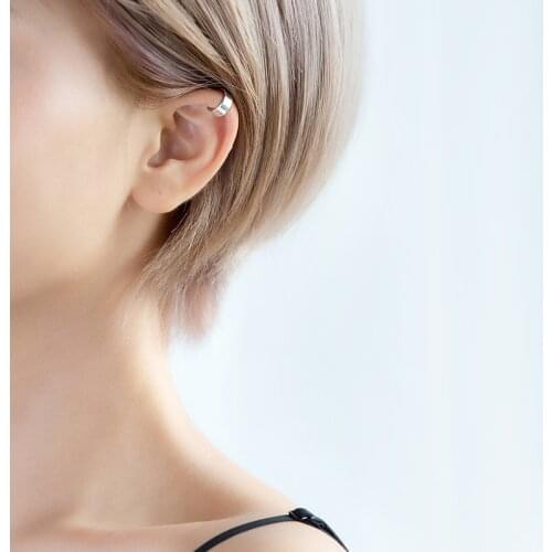 Colusiwei Stylish Minimalism Loop Clip Earrings for Women Japan Style 925 Sterling Silver Do Not Need Ear Hole Jewelry Gifts