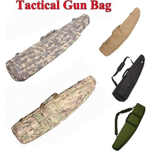 98cm / 118cm Tactical Heavy Hunting Rifle Gun Bag Military Shooting Rifle Case Shoulder Pouch Hunting Backpack Bags Airsoft Bag