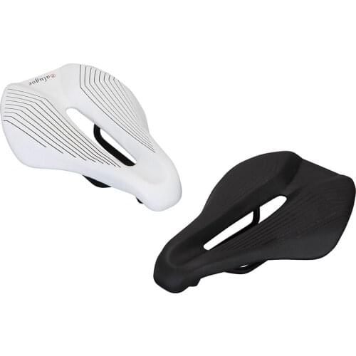 BALUGOE Bicycle Seat MTB Road Mountain Bike Saddles Racing Saddle Parts Components Sillin Bicicleta Pu Breathable Soft Cushion
