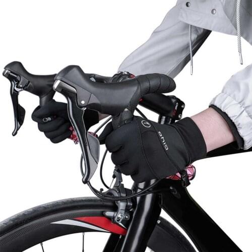 Unisex Cycling Gloves Anti-slip Touchscreen Winter Warm Gloves Fluff Gloves For Cold Weather Windproof Bike Gloves