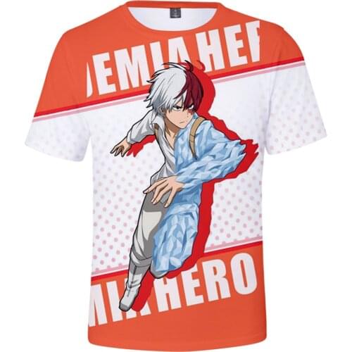 2021 Cartoon Character Denki Kaminari 3D Printed Loose Short-sleeved T-shirts for Adults, Children and Men