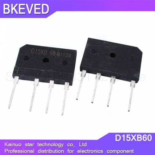 5PCS D15XB60 ZIP-4 D15XB 60 ZIP bridge rectifier new and original IC