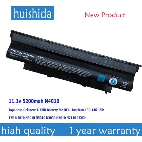11.1V 5200mAh N4010 New Laptop battery for Dell Inspiron 13R N3010 14R N4010 N5010 17R N4050 N5110 N4110 J1KND series