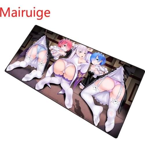 Sexy Big Girl Big Ass Animated Mouse Pad 400*900 Large Size Laptop Gaming Accessories Sexy Mouse Pad Desk Pad Gaming Mouse Pad