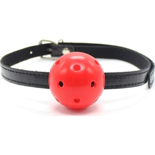 Black Ball gag Mesh Round Womens Toys Mouth Flail Mouth Plug Sex Products
