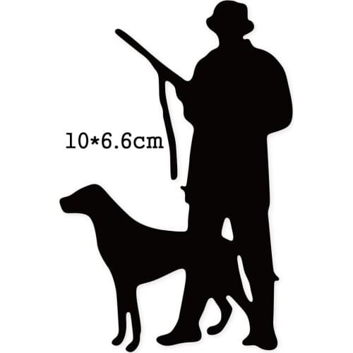 Hunter and hound Metal Cutting Dies 2020 New Crafts Stencil For DIY Scrapbooking Paper/photo Cards Embossing Die template