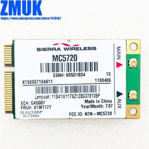MC5720 3G WWAN Card For Lenovo Thinkpad R60 R61 X60 X61 T60 Z61 Series,P/N 41w1177 39T5664