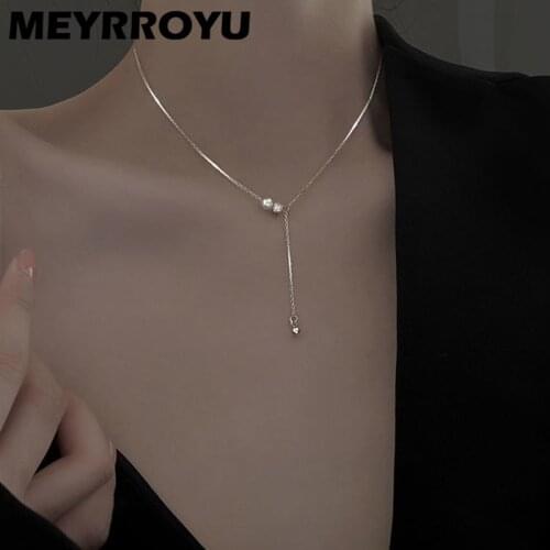Женские ожерелья из жемчуга MEYRROYU China At AliExpress
