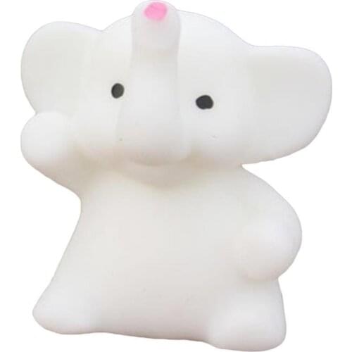 Cute Elephant Squeeze Toy Healing Fun Kids Toy Stress Reliever Decor Silicone Elephant Anti Stress Toy