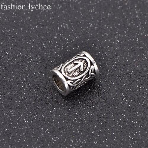 Fashion lychee Hair Jewelry Beads Clips Cuffs Hole Bead Men Beads For Hair Beads Jewelry Making Diy