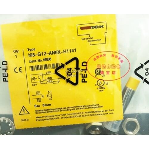NI5-G12-AP6X-H1141 NI5-G12-AN6X-H1141 NI5-G12-AD4X-H1141 proximity switch sensor spot