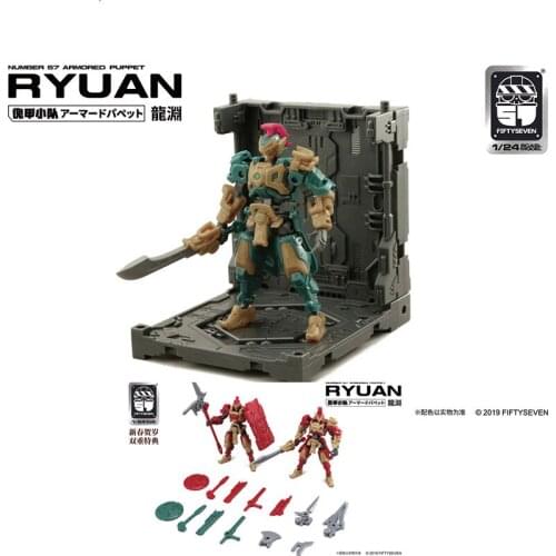 New Transformation New Year FIFTYSEVEN Industry Type.3 Number 57 Armored Puppet Oni Flame RYUAN 1/24 Scale Model Kit Figure
