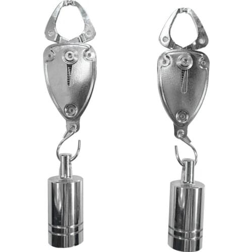 New 330g Stainless Steel adjustable heavy pendant torture play Clamps Nipple clips breast metal BDSM Bondage Restraints sex toy