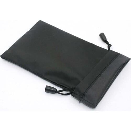 New 5Pcs Black Durable Waterproof Dustproof Plastic Sunglasses Pouch Soft Gasses Case Eyeglasses Bag Eyewear Accessories 17x9cm