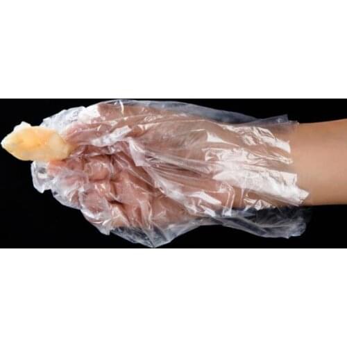 Factory wholesale biodegradable pe plastic ldpe disposable golves,1000pieces