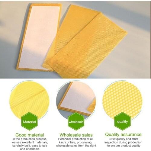 10/20/50PCS Beekeeping Bee Nest Beekeeping Honeycomb Foundation BeesWax Frames Honey Hive Garden Bee Beehive Nest Tools