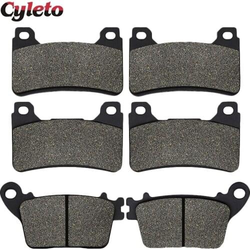 Cyleto Motorcycle Front Rear Brake Pads for HONDA CBR 1000RR Fireblade CBR1000RR CBR 1000 RR CBR 600RR CBR600RR CBR 600 RR 06-16