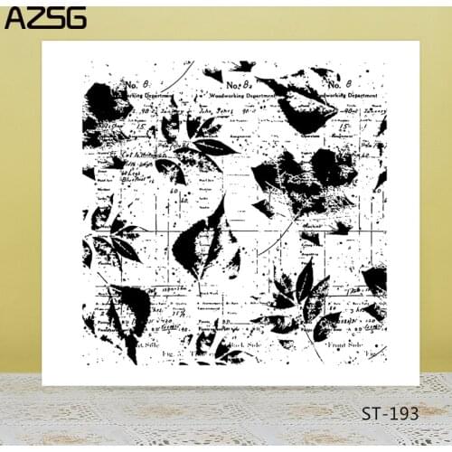 Withered leaves Transparent Silicone Stamp for DIY Scrapbooking/Photo Album Decorative Card Making Clear Stamps Supplies