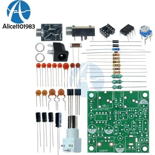 DIY Radio 40M CW Shortwave Short Wave Transmitter Micro Low Power Amplitude Telegraph QRP Pixie Kit Receiver 9A Battery 50 Ohm