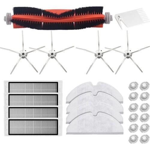 Wipes main brush white HEPA filter for Xiaomi for Roborock S6 S5 MAX S60 S65 S5 S50 S55 E25 E35 vacuum accessories accessories