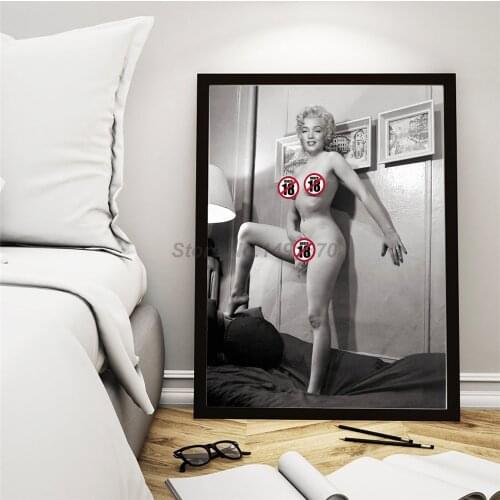 Vintage Photo Painting Sexy Marilyns Monroes Posters And Prints Decorative Wall Art Canvas Pictures For Living Room Home Decor