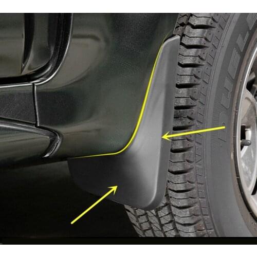 4PCS/SET High Quality Protective Mudguards For Suzuki Jimny 2007 08 09 10 11 12 13 14 15 2016 AA401