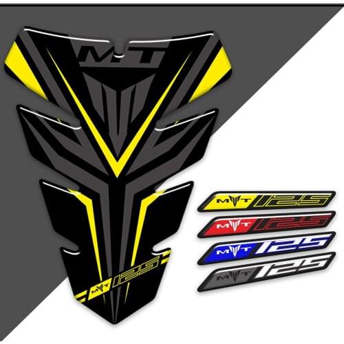 Tank Pad Protector For Yamaha MT-125 MT125 MT - 125 Decal Stickers Emblem Badge Logo Fairing Symbol