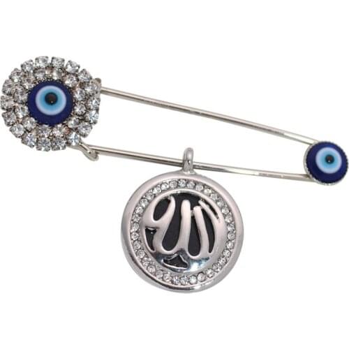 Zkd islam muslim Allah turkey evil eye brooch islam jewelry