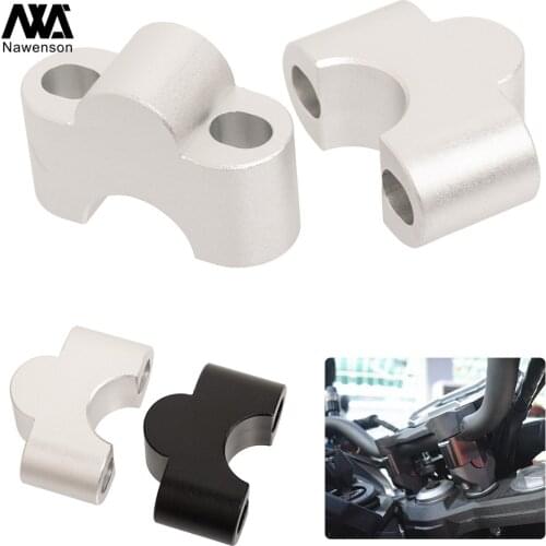 Motorcycle Handlebar Riser Aluminum Extension Clamp Kit Adapters Brackets for Yamaha MT07/FZ07/Tracer 700 2014-2017