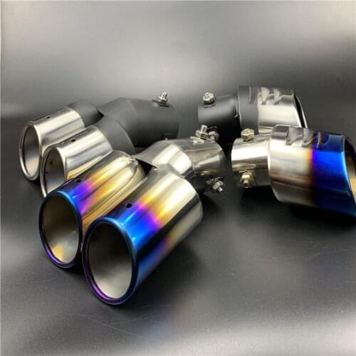 Car styling Exhaust Pipe tube Case For Mitsubishi / Mazda / Subaru / Suzuki / Toyota Lexus / Honda Acura / Renault / Nissan