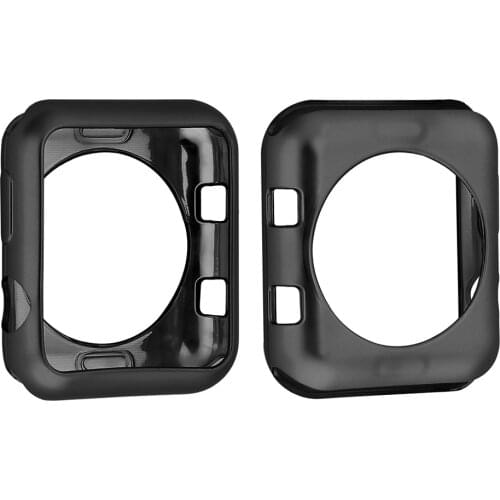 TPU Colorful Plating Protector Case for Apple Watch 3 2 1 42MM 38MM TPU Cover All-inclusive Case for Iwatch 5 4 40mm 44mm