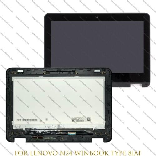 11.6" LED LCD Touch Screen Digitizer Replacement Assembly With BezeL For Lenovo N24 Winbook Type 81AF 5D10S70188