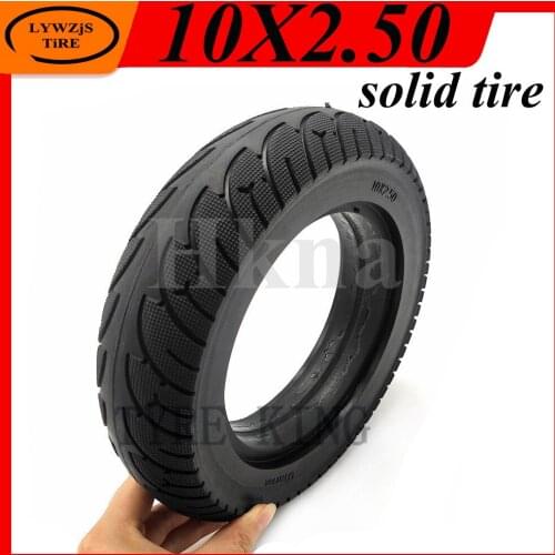 Electric Scooter 10x2.50 Solid Non Pneumatic Tire 10 Inch Explosion Proof Vacuum Replacement Tyre