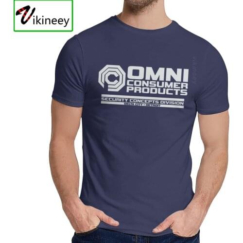 Round Collar Science Fiction Film RoboCop OCP OmniCorp Security Concepts T shirt Popular Man Pure Cotton Top Tee Oversized