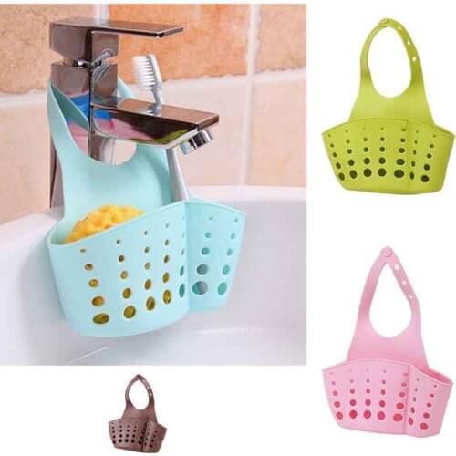 Useful Suction Cup Kitchen Sponge Drain Holder PP rubber Toilet Soap Shelf Organizer Sponge Storage Rack Basket Wash Cloth Tools