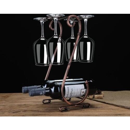 Creative wine glass rack wine rack ornaments wine rack wine bottle rack wine glass rack upside down wine holder