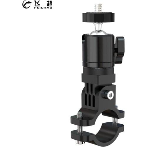 Metal Cycling Bike Mount Motorcycle Handlebar Holder with 1/4 Screw for GoPro 9 8 Insta360 ONE X X2 R Action Camera Accessories