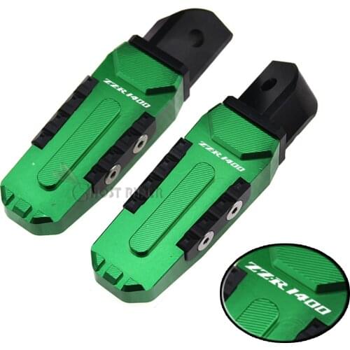 Motorcycle Accesstories CNC Aluminum Rear Foot Pegs Footrest Adapter Rider/Passenger Footpegs For kawasaki ZZR1400 ZZR 1400