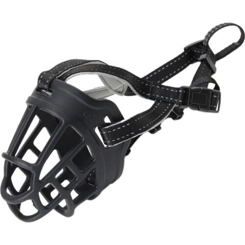 Anti Barking Muzzle For Dogs Mask Silicone Muzzlesmuilkorf voor hond Oft Silicone Pet Prevent Biting Mask Mask Ventilated WJ923