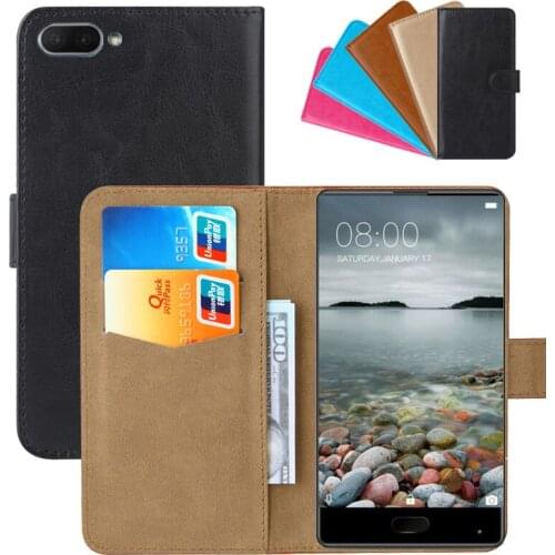 Luxury Wallet Case For Doogee Mix PU Leather Retro Flip Cover Magnetic Fashion Cases Strap