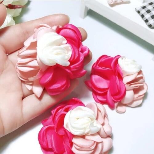 Handmade flowers bag patch DIY decoration cloth accessory