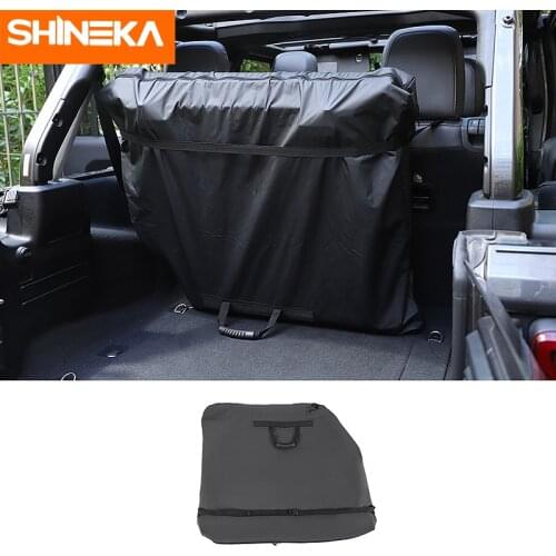 SHINEKA Stowing Tidying for Jeep Wrangler Car Trunk Luggage Travel Storage Bag Accessories for Jeep Wrangler JL JT JK 2007-2020