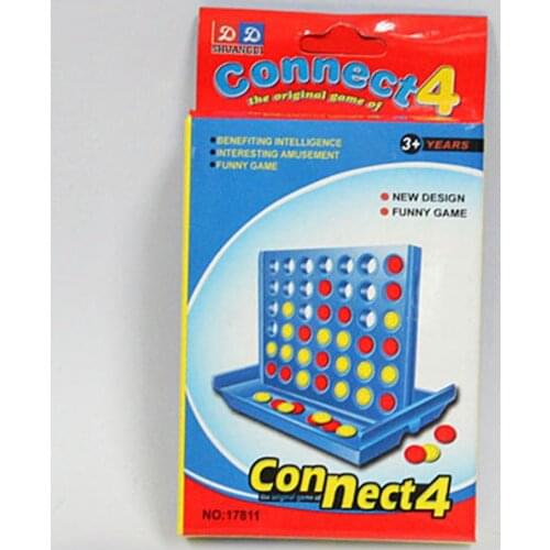 Three-dimensional Four-game Chess Early Education Parent-child Interaction 1 Set Connect 4 In A Line Board Classic Game