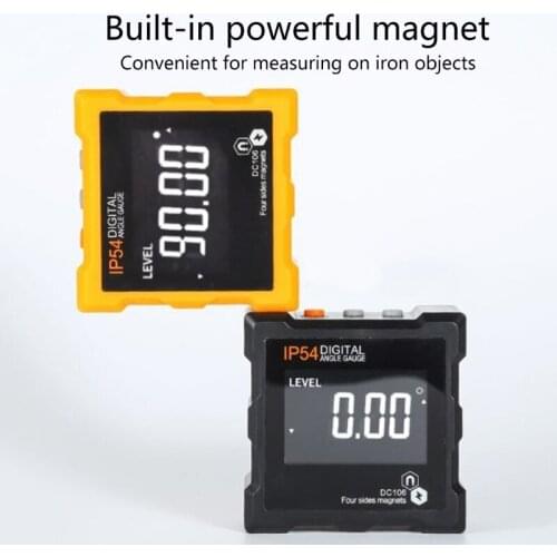 Digital Level Box Protractor Angle Finder Level Gauge Bevel Gauge Inclinometer with Magnetic Based Backlight Waterproof